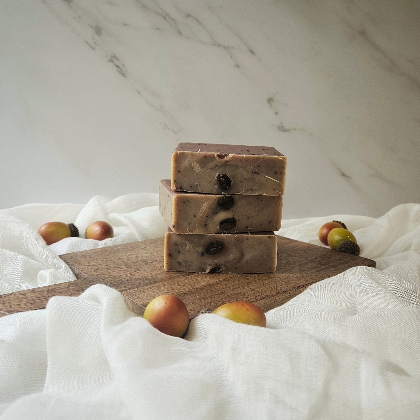 Energizing Coffee & Cinnamon Exfoliating Soap