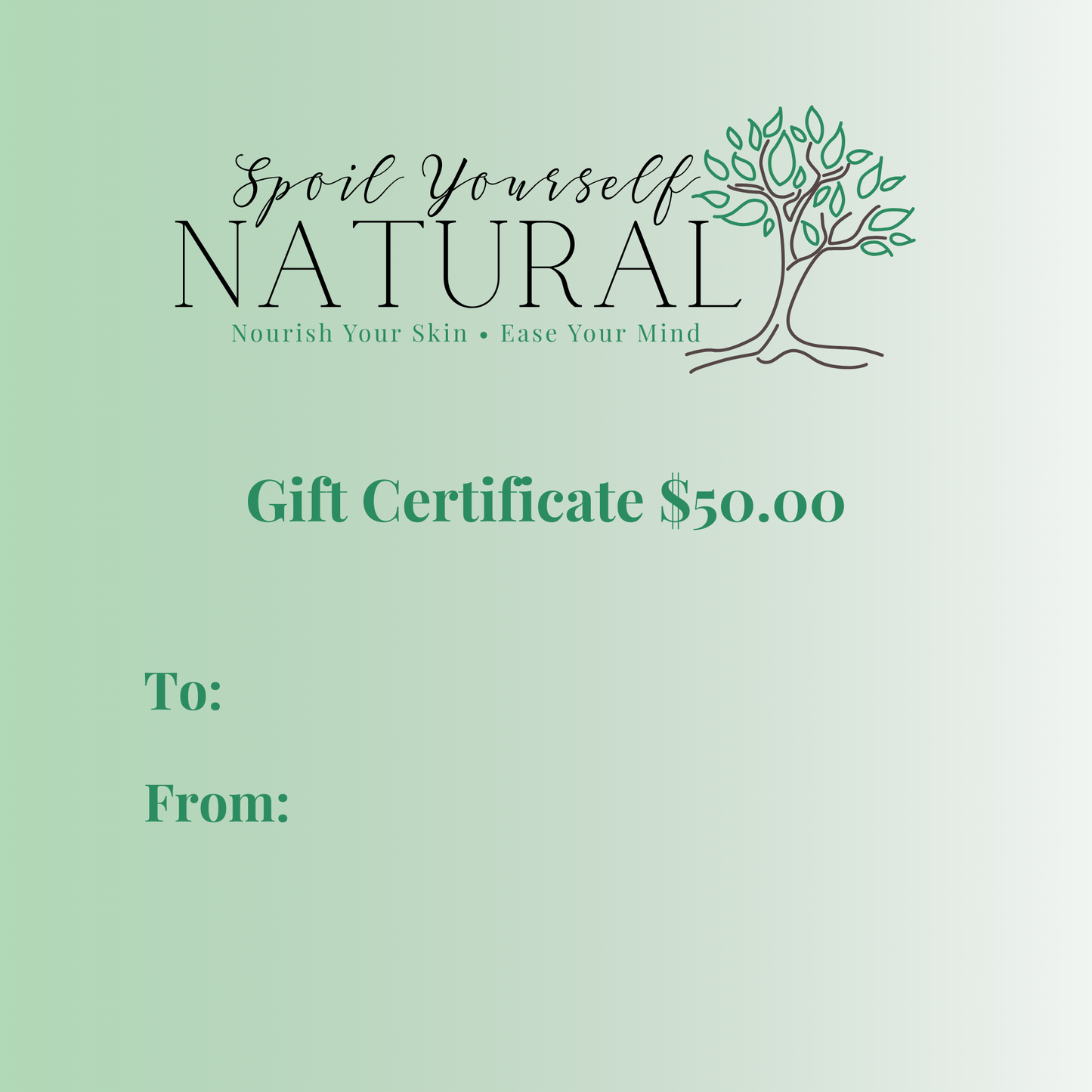 The Gift of Choice: SYN Gift Certificate